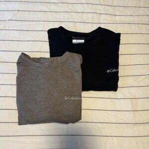 Columbia Men's XL Omni-Wick Long Sleeve T's